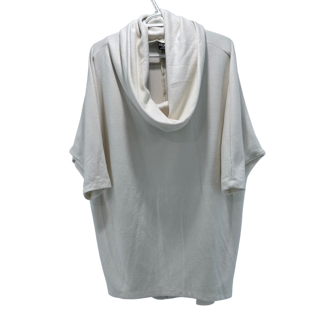 Cowl Neck Pullover Sweater in Ivory